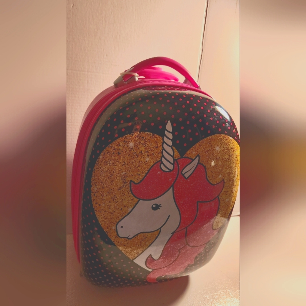 Heys unicorn travel suitcase on wheels